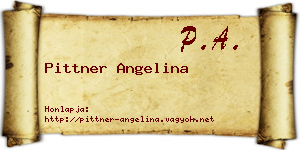 Pittner Angelina névjegykártya